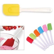 Güllü E Store Buffer® Dekoratif Renkli Silikon Spatula Pratik Sevimli Spatula Kaşık