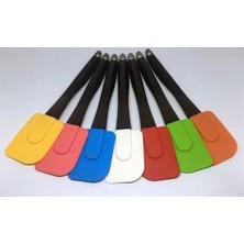 Güllü E Store Buffer® Dekoratif Renkli Silikon Spatula Pratik Sevimli Spatula Kaşık