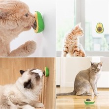 Buffer® Avokado Model Yapışkanlı Kedi Oyuncağı Yenilebilir Kedi Nanesi Otu