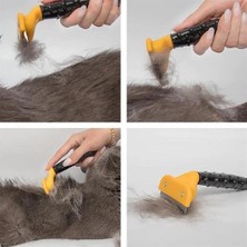 Buffer® Fubminator Kedi Köpek Tüy Toplama Tarağı  Kaşıma Aparatı 4,5 cm