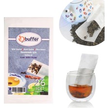 Buffer® 26 Adet Pratik Kullan At Çay,bitki Çayı,filtre Kahve Demleme Poşeti Süzgeci