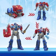 Oyuncakmatik Dönüşen Robot Transformers Sesli ve Işıklı Optimus Prime Figür