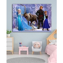Tosbart Karlar Ülkesi Elsa Çocuk Odası Tabloları