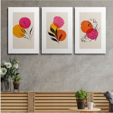 Tosbart 3'Lü Set Kanvas Duvar Tablosu Canvas Tablo Boho Klasik Modern Eu 190