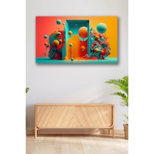 Tosbart Alexmuir Rows Dekoratif Kanvas Tablo