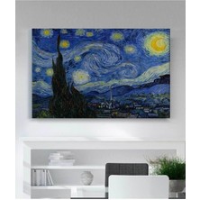 Tosbart Vincent Van Gogh Yıldızlı Gece Kanvas Tablo