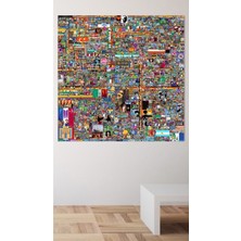 Tosbart Reddit R/Place Kanvas Tablo, Elraenn Twitch Kanvas Tablo, Reddit Savunma Hattı Kanvas Tablo