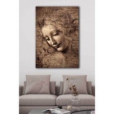 Tosbart La Scapigliata - Leonardo Da Vinci Ünlü Ressamlar Kanvas Tablo