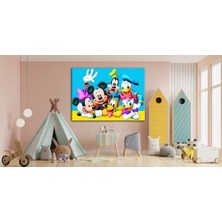 Tosbart Mickey Mouse Çocuk Odası Tabloları