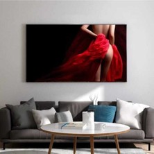 Tosbart Dekoratif Red & Love Kanvas Tablo