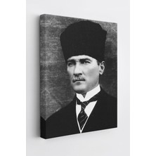 Tosbart Atatürk Kanvas Tablo Dekoratif Atatürk Portre Tablo 100