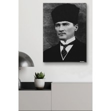 Tosbart Atatürk Kanvas Tablo Dekoratif Atatürk Portre Tablo 100