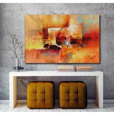 Tosbart Yağlı Boya Görünümlü Soyut Kanvas Tablo Modelu89