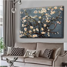 Tosbart Dekoratif Tablonuz Dekoratif Modern Şık Çiçek Kanvas Tablo E28