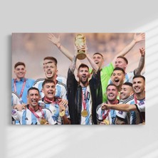 Tosbart Lionel Messi Argentina Fifa Dünya Kupası Qatar 2022 Kanvas Tablo