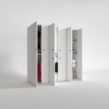 Kenzlife çamaşır-kurutma makinesi dolabı ve giysi dolabı suyuti sağ byz 180*170*60  banyo