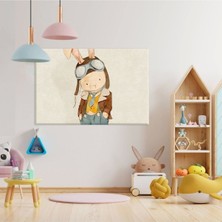 Tosbart Tavşan Oyun Odası Kanvas Tablo