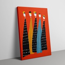 Tosbart 3'Lü Set Kanvas Duvar Tablosu Canvas Tablo Boho Klasik Modern Eu 211