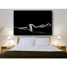Tosbart Kadın Nü Kanvas Tablo ( Yatak Odası Için)