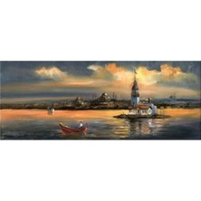 Tosbart Istanbul Kız Kulesi Kanvas Tablo