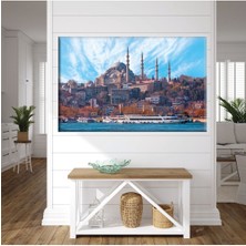 Tosbart Istanbul Manzara Resimli Duvar Dekorasyon Kanvas Tablo