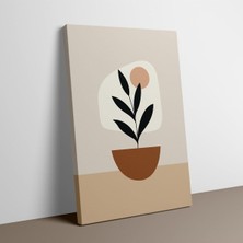 Tosbart Kanvas Duvar Tablosu Boho Çiçekler 3'Lü Canvas Tablo Seti