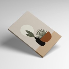 Tosbart Kanvas Duvar Tablosu Boho Çiçekler 3'Lü Canvas Tablo Seti