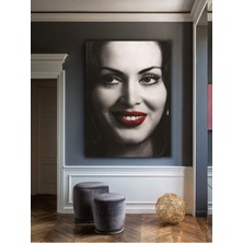 Tosbart Türkan Şoray Tablo Salon Oturma Odası Retro Dekoratif Dijital Baskı Kanvas Tablo