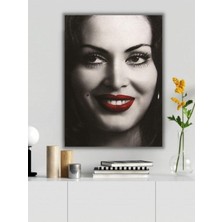 Tosbart Türkan Şoray Tablo Salon Oturma Odası Retro Dekoratif Dijital Baskı Kanvas Tablo