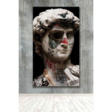 Tosbart Sculpture Art Dekoratif Kanvas Tablo