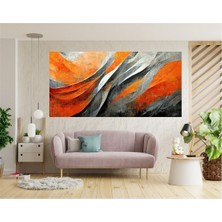 Tosbart Soyut Sanatsal Dekoratif Renkler Alemi Kanvas Tablo