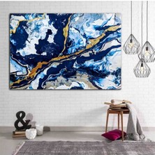 Tosbart Harikabirev Yağlı Boya Görünümlü Soyut Tablo Premium Dekoratif Kanvas Tablo N15