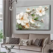 Tosbart Dekoratif Tablonuz Dekoratif Modern Şık Çiçek Kanvas Tablo E29