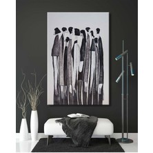Tosbart Soyut Insanlar Dekoratif Kanvas Tablo