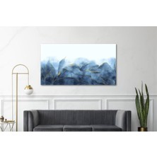 Tosbart Azur Yaprakları Kanvas Tablo