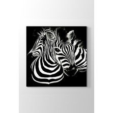 Tosbart Siyah Beyaz Zebra Tablosu