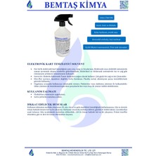 Bemtaş Kimya Elektronik Kart Temizleme Solventi- Elektrikli Aksam Hızlı Uçucu Temizleme Solventi- Güçlü Form- Kuvvetli Yapı