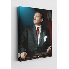 Tosbart Atatürk Kanvas Tablo Dekoratif Atatürk Portre Tablo 126