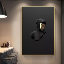Tosbart Altın Maske Kanvas Tablo