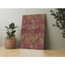 Tosbart Kanvas Tablo Çok Renkli Spiral Simge Temalı 131