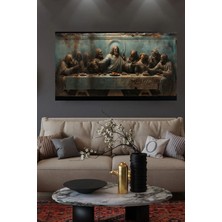Tosbart Modern Son Akşam Yemeği Hz.İsa Dekoratif Kanvas Tablo