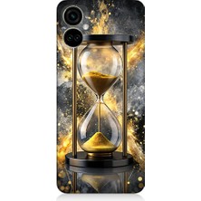 Teknomeg Tecno Camon 19 Pro Uyumlu Altın Kum Saati  Desenli Silikon Kılıf