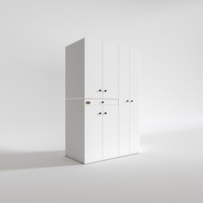 Kenzlife çamaşır-kurutma makinesi dolabı şahrur sağ byz 187*120*60 çekmeceli banyo