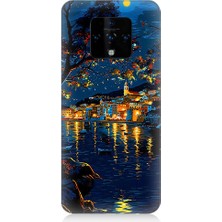 Teknomeg Tecno Camon 16 Uyumlu Gece Işıkları  Desenli Silikon Kılıf