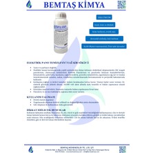 Bemtaş Kimya Yanıcı ve Parlayıcı Olmayan Pano Temizleme Solventi- Akım Altında Kullanılabilen  Hızlı Uçucu Temizleme Solventi- Güçlü Form- Kuvvetli Yapı