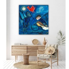 Tosbart Dekoartif Marc Chagall Duvar Kanvas Tablo