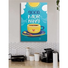 Tosbart Cafe Kahve Büfeler Için Abstract Trend Dekoratif Kanvas Tablo Tablol