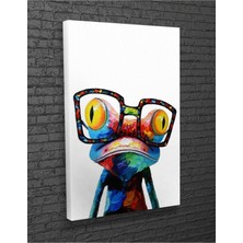 Tosbart Soyut Kurbağa Kanvas Tablo