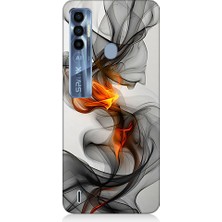 Teknomeg Tecno Spark 7 Pro Uyumlu Basketbol Potası  Desenli Silikon Kılıf