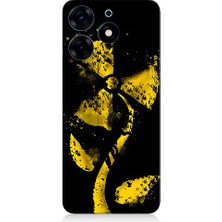 Teknomeg Tecno Spark 10 Pro Uyumlu Rüzgar Gülü  Desenli Silikon Kılıf